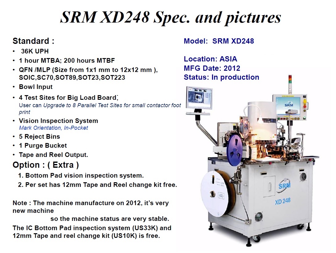 Agilent SRM XD248 Test Handler for sale picture