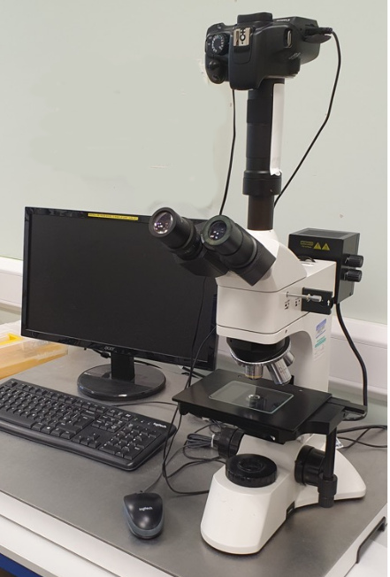 Brunel SP400 Inspection Microscope with Nikon Camera and image capture ...